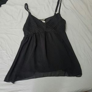 GUESS BLACK  SHEER TOP